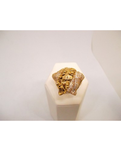 Anello Modello Versace bronzo con zirconi, Bigiotteria, Home