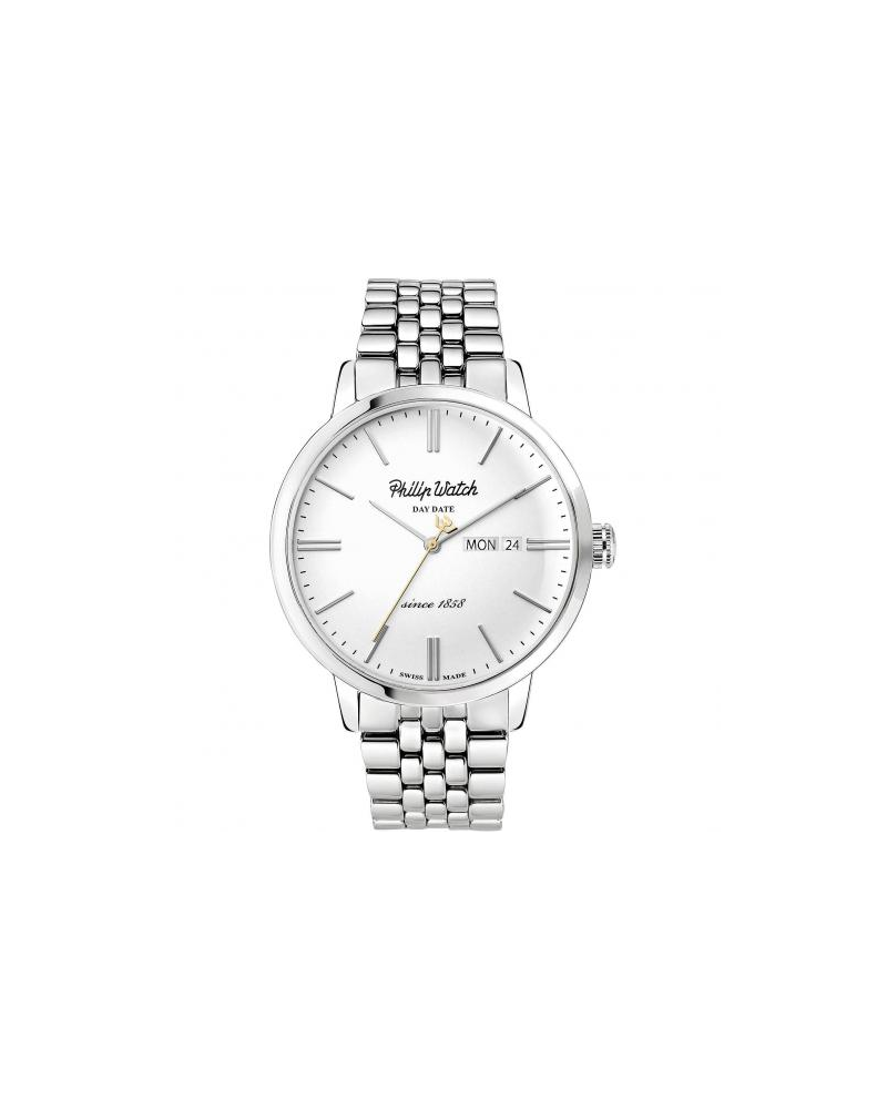 Philip Watch Orologio Uomo Acciaio Bianco, Philip Watch