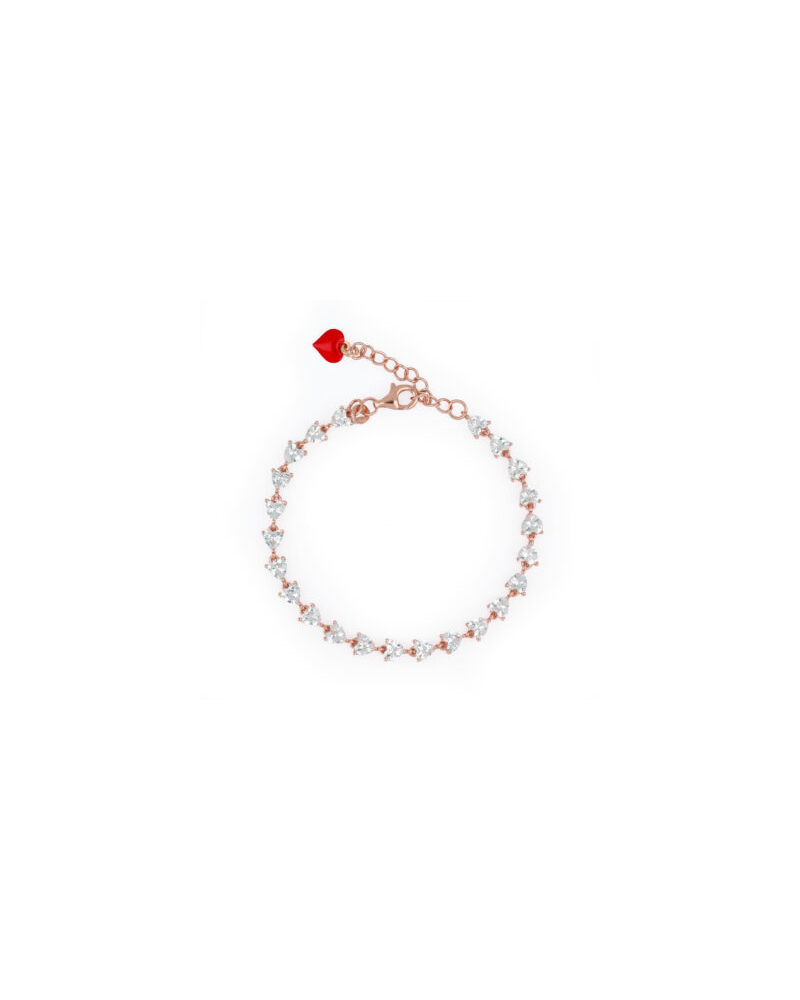 Bracciale cuore Milano Tennis Crystal Mermaid Modello Chiara