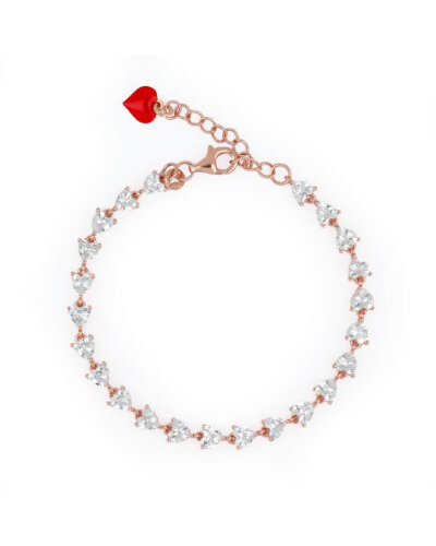 Bracciale cuore Milano Tennis Crystal Mermaid Modello Chiara