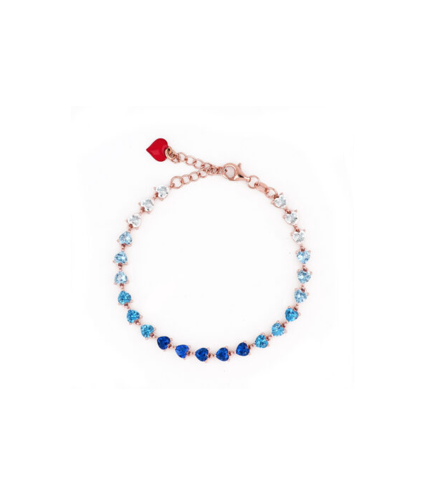 Bracciale Cuori Milano Tennis Blue Mermaid, Cuori Milano