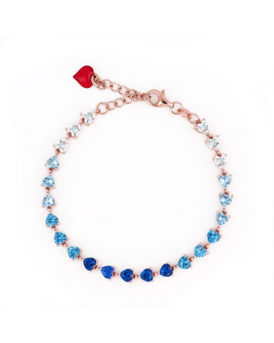 Bracciale Cuori Milano Tennis Blue Mermaid, Cuori Milano