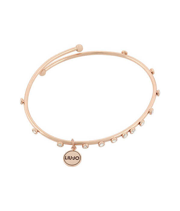 Bracciale rigido Liu Jo in acciaio316L rosegold, Liu Jo