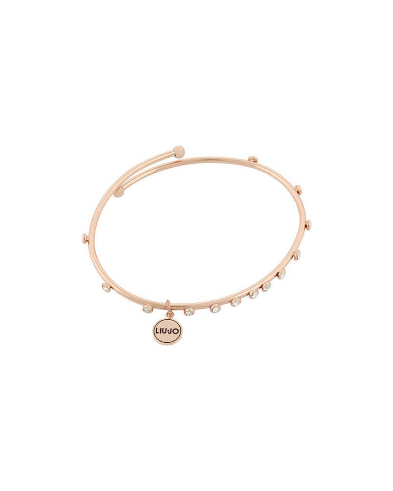 Bracciale rigido Liu Jo in acciaio316L rosegold, Liu Jo