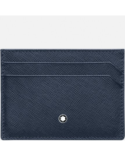 Porta Carte Di Credito 5Cc Sartorial Blu Montblanc, Mont Blanc