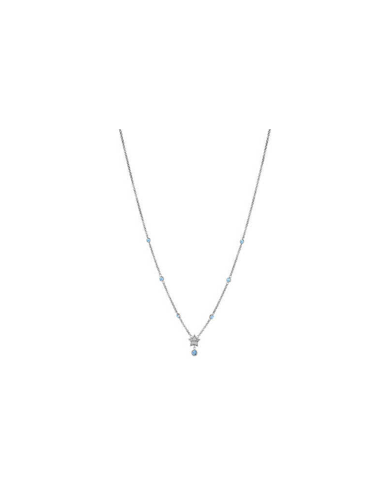 Collana Liu Jo in acciaio316L silver e cristalli, Liu Jo