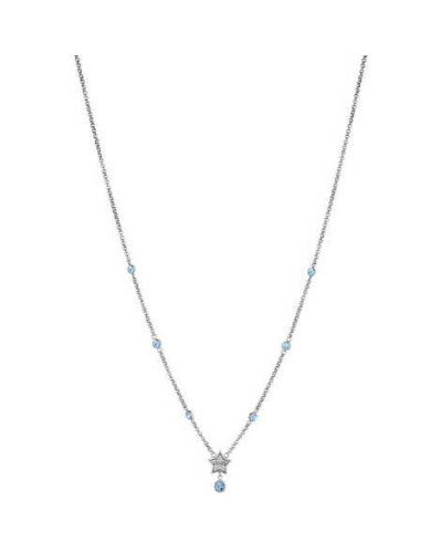 Collana Liu Jo in acciaio316L silver e cristalli, Liu Jo