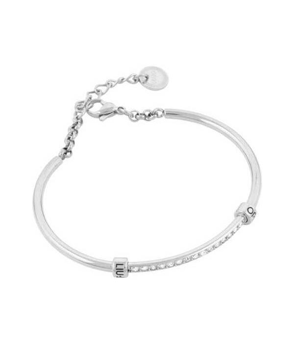 Bracciale Liu Jo in acciaio316L silver e cristalli, Liu Jo