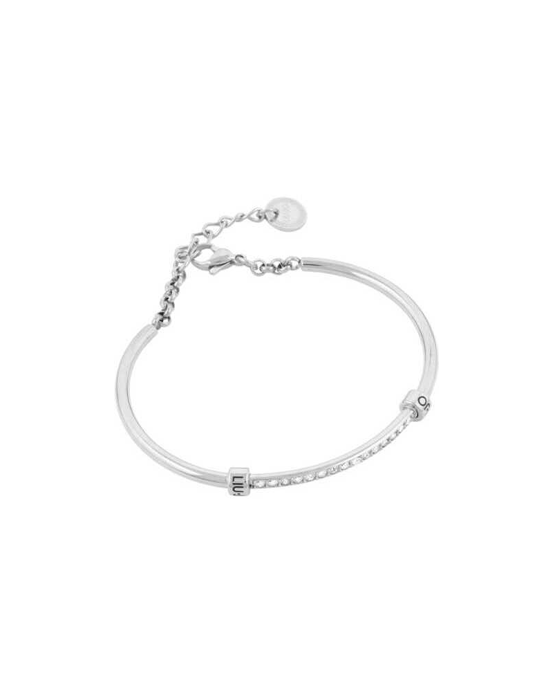 Bracciale Liu Jo in acciaio316L silver e cristalli, Liu Jo