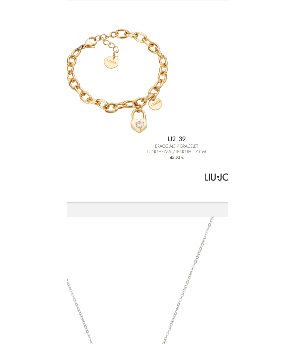 Liujo bracciale donna gioielli Liujo, Liu Jo, Marchi, Idea Oro