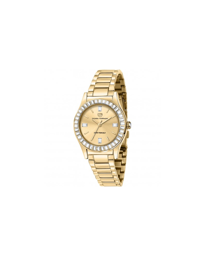 OROLOGIO DONNA CONTEMPORARY IN ACCIAIO GOLD - CHIARA FERRAGNI